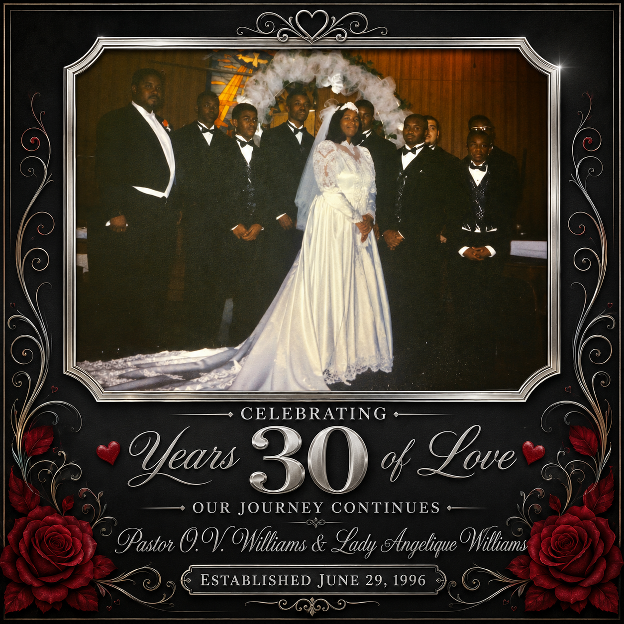 Pastor O.V. Williams and Lady Angelique Williams anniversary image 7