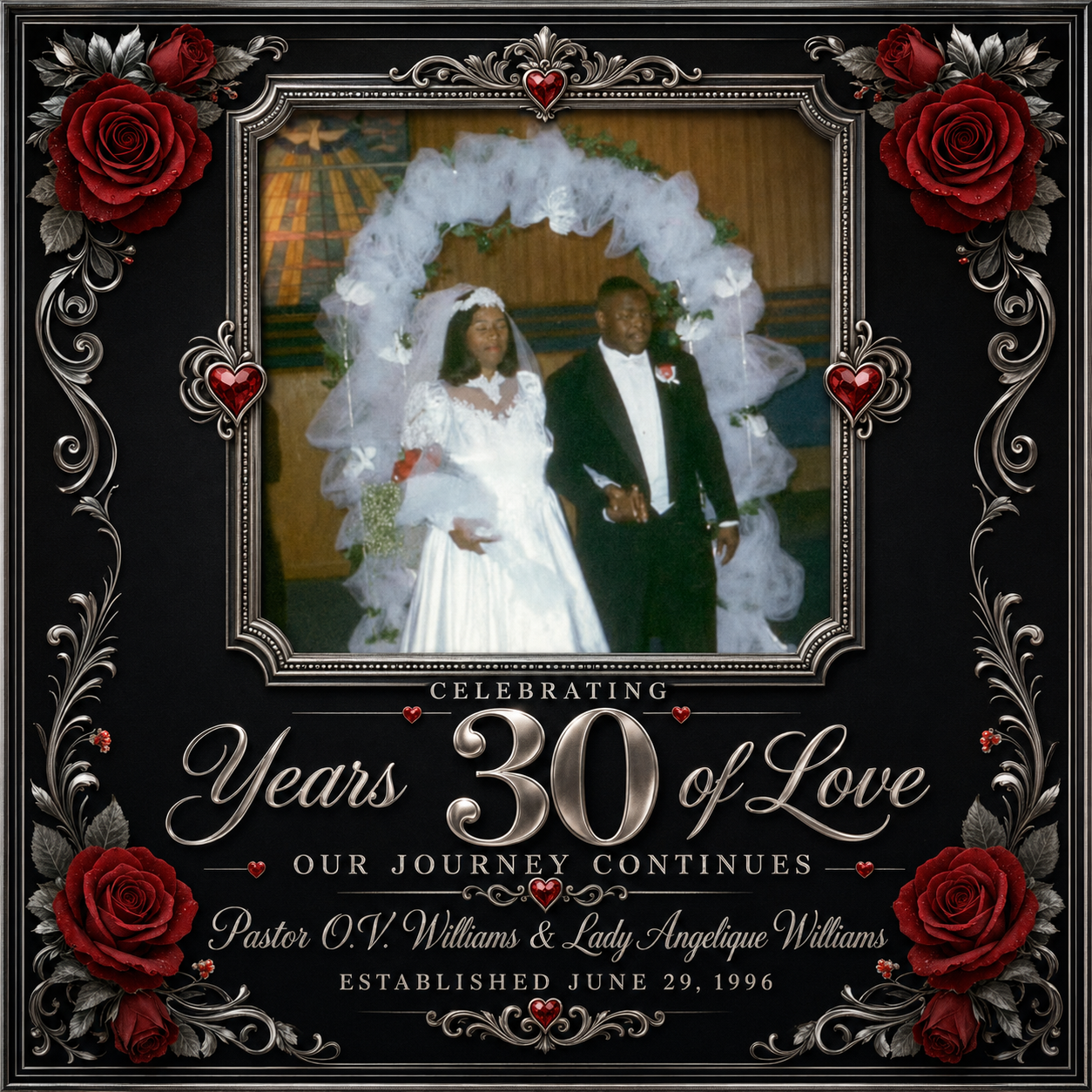 Pastor O.V. Williams and Lady Angelique Williams anniversary image 6
